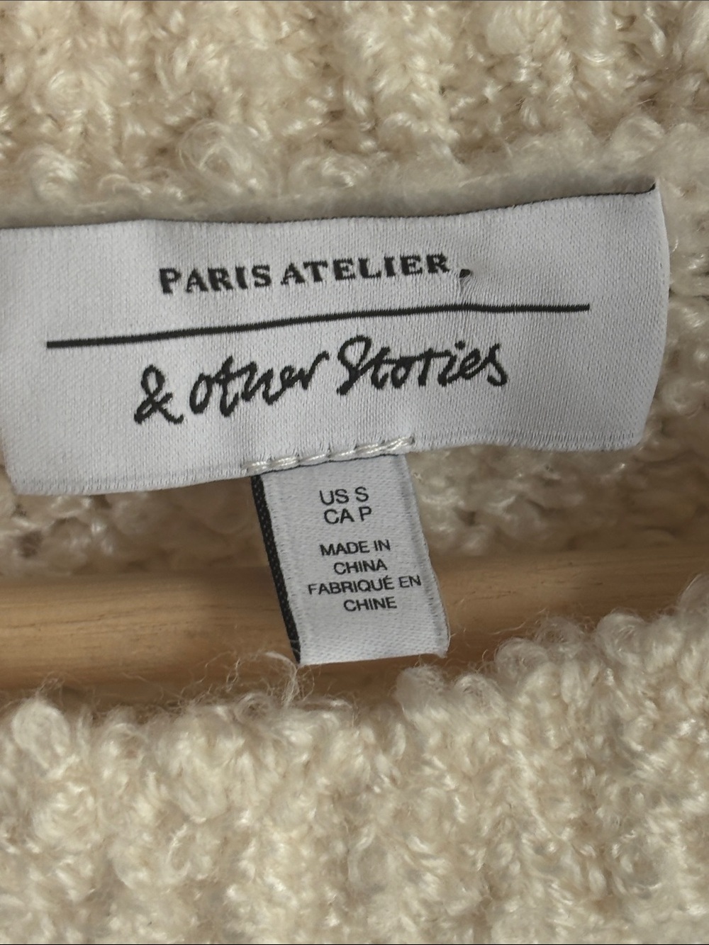 & Other Stories Wool Blend Cozy Fruit Sweater Small - Picture 5 of 9